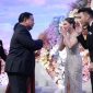 Jessica Milla dan Jessica dan Yakup Hasibuan terlihaþ bahagia dengan ketersediaan waktu Prabowo yang berkenan hadir. (Dok. Tim Media Prabowo)