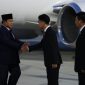 Presiden RI Prabowo Subianto tiba di Jakarta tepatnya di Bandara Halim Perdana Kusuma Jakarta pukul 05:30 WIB. (Dok. TIm Komunikasi Prabowo Subianto)