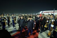 Kedatangan Presiden Prabowo di Beijing disambut oleh para mahasiwa dari Indonesia yang tengah menempuh pendidikan di Beijing.  (Dok. Tim Media Prabowo)