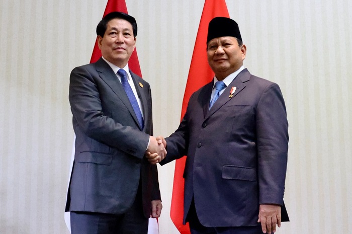 Presiden RI Prabowo Subianto melangsungkan pertemuan bilateral m dengan Presiden Vietnam Luong Cuong. (Dok Tim Media Prabowo Subianto)