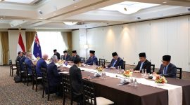 pertemuan bilateral antara Presiden RI Prabowo Subianto dan Perdana Menteri (PM) Selandia Baru Christopher Luxon. (Dok. Tim Media Prabowo)