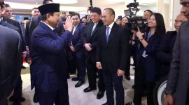 Puluhan warga Indonesia di Brasil sangat antusias menyambut kedatangan Presiden RI Prabowo Subianto. (Dok. Tim Media Prabowo)