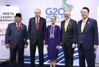 Presiden RI Prabowo Subianto menghadiri MIKTA Leaders Gathering di Museum of Modern Art (MAM), Rio de Janeiro. (Dok. Tim Media Prabowo)