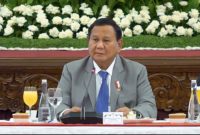 Presiden Prabowo Subianto saat menghadiri pertemuan US-ASEAN Business Council (US-ABC) yang berlangsung di Istana Negara, Jakarta, Selasa (3/12/2024). (Dok. Tim Komunikasi Prabowo Subianto)