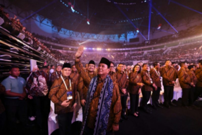 Presiden RI Prabowo Subianto saat menghadiri acara Perayaan Natal Nasional 2024. (Tim Media Prabowo)