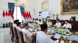 Presiden Prabowo Subianto menerima Menteri Koordinator dan sejumlah menteri  di Istana Bogor. (Dok. Tim Media Prabowo)