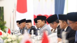 Presiden RI Prabowo Subianto menerima kunjungan Perdana Menteri Jepang Shigeru Ishiba di Istana Kepresidenan Bogor. (Dok. Tim Media Prabowo)