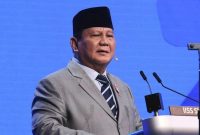 Presiden Prabowo Subianto dalam Musyawarah Kadin Indonesia  yang diselenggarakan di The Ritz Carlton, Jakarta, Kamis (16/1/2025) sore. (Dok. Tim Komunikasi Prabowo Subianto)