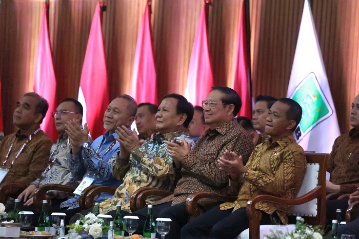 Silaturahmi Koalisi Indonesia Maju di Padepokan Garuda Yaksa, Hambalang, Bogor, Jawa Barat. (Dok. Tim Media Prabowo)