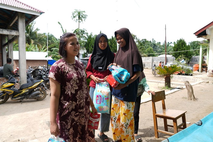 Puluhan pengungsi di pos pengungsian Nagari Aia butuh rumah sementara untuk tinggal. (Dok. Tim Media Prabowo)