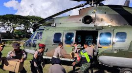A400, Hercules, hingga 50 Helikopter Dikerahkan untuk Jangkau Wilayah Bencana Terisolir. (Facebook.com @Badan Nasional Penanggulangan Bencana)